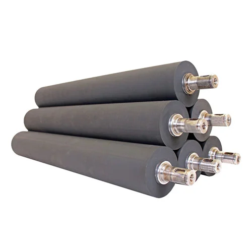 Textile rubber rollers