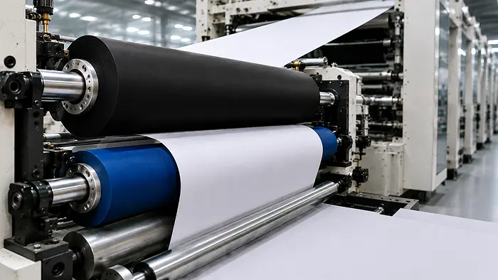 Rubber Rollers Paper Industry